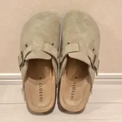 CLOSSH ベージュ サボサンダル Mサイズ　サボ　サンダル