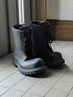 【BALENCIAGA】ステロイドブーツ レースアップ ラバー 44 BALENCIAGA】ステロイドブーツ レースアップ ラバー 44 - メルカリ