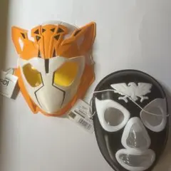 仮面ライダー お面2点オレンジ 黒