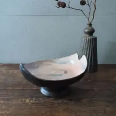 益子焼『島田緋陶志』作　金彩花器 益子焼『島田緋陶志』作 金彩花器 2025年最新】島田恭子 益子の