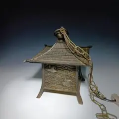時代 花鳥 透 六角灯籠■吊灯篭古燈籠寺院古民芸仏教美術 時代 花鳥 透 六角灯籠□吊灯篭古燈籠寺院古民芸仏教美術 - メルカリ