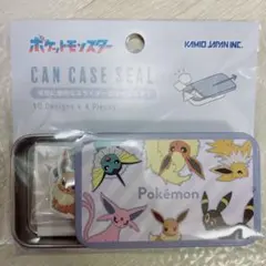 ポケットモンスター　缶ケースシール　イーブイとその進化