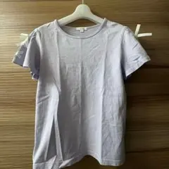 a.v.v 薄紫 リボン装飾 Tシャツ 150のサムネイル