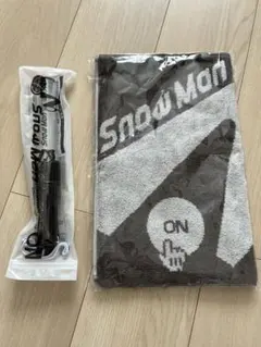 SnowMan 2025-2026 ON フェイスタオル、ペンライト