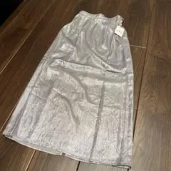 Mサイズ 新品 シャイニーバックスリットスカート ask09