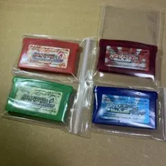 ポケモンGBAソフト ファイアレッド・リーフグリーン・ルビー・サファイア4セット