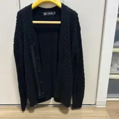 GU×UNDERCOVER ブラックカーディガン XSのサムネイル