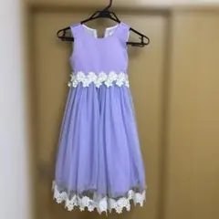 子供用　ドレス　発表会　140cm パープル