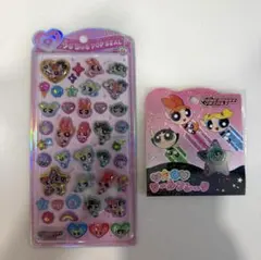 うるちゅるポップシールパワパフガールズ、パワパフガールズおはじきシール2枚セット