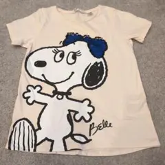 H&M　スヌーピー Tシャツ Belle