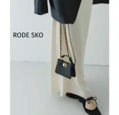 RODE SKO チェーンショルダーバッグ ブラック ゴールド金具のサムネイル