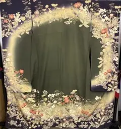 振袖 美しい絞りの桜の花模様 グラデーション ふくよかサイズ KK-1872 