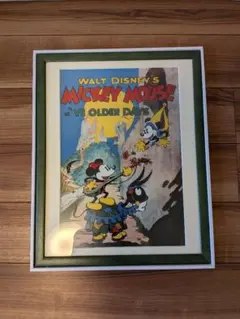 フレーム付きWalt Disney's Mickey Mouse ポスター