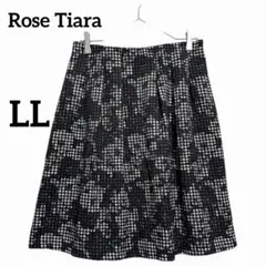 Rose Tiara ローズティアラ 花柄 チェック 総柄 LL ウエストゴム