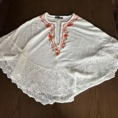 SHELL RAY 刺繍入りニットボレロ38のサムネイル