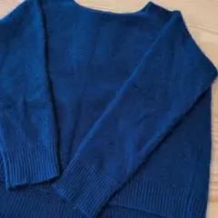 Adam et Ropé ダークブルー ニットセーター