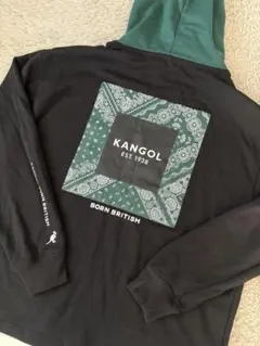 お値下げ！　KANGOL バイカラー フード付きパーカー