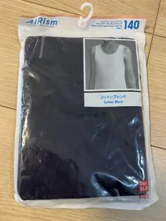 【新品】UNIQLO KIDS エアリズム キャミソール 140サイズ　ネイビー