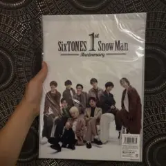 SixTONES 1st Snow Man Anniversaryクリアファイル