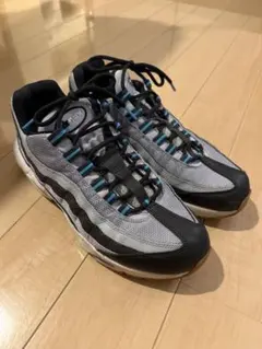 NIKE AIR MAX 95 グレー×ブルー ガムソール 27cm