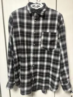 anuke アンヌーク Check Over Shirt - メルカリ