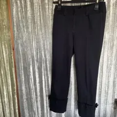 TO BE CHIC パンツ ブラック リボン 38のサムネイル