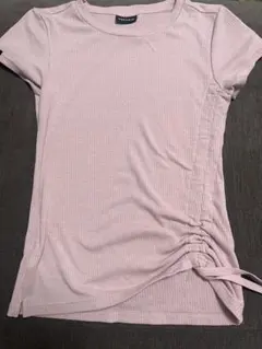 XEXYMIXピンクサイドリボン Tシャツ Sのサムネイル