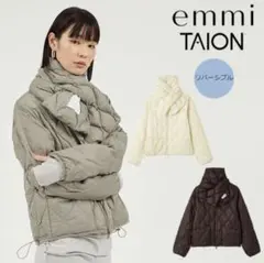 【セットアイテム】【emmi×TAION】リバーシブルダウン