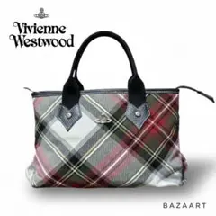 Vivienne Westwood ヴィヴィアン ハンドバッグ チェック 赤