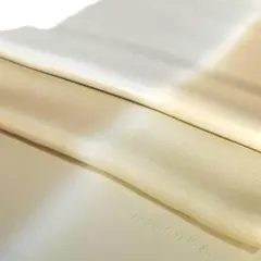 8549 帯揚げ 丹後 ちりめん 重目 日本製 新品 ベージュ　薄ベージュ