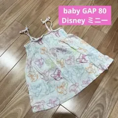BabyGAP Disney ミニー ワンピース　ベビー　80 夏 トップス