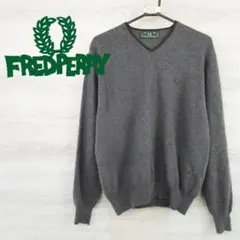 春物 FRED PERRY フレッドペリー イタリア製＜薄手ニット＞M1903t