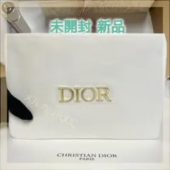 【未開封新品】DIOR 激レア入手困難 ༘*⋆ メタルロゴ クラッチ ポーチ