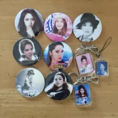 Girls Generation 缶バッジ キーホルダー セット