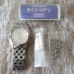 ✨新品電池✤稼働美品✨SEIKO　DOLCE✨ドレスウォッチ　8J41-6160
