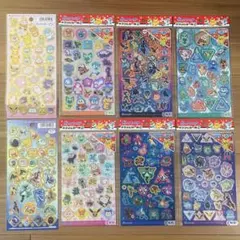 DAISO ポケモンシール　8種類　ホログラム　キラキラ　まとめ　品薄　シール帳