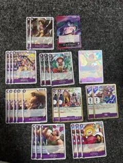 ワンピースカード　赤紫ロジャー　パーツ