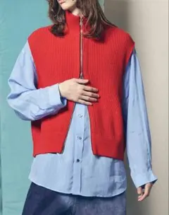 ハイネック ベスト