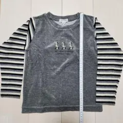 子供服　トップス　灰色　１２０サイズ