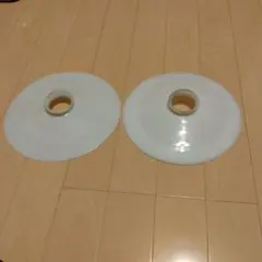 昭和レトロ　ランプシェード　ミルクガラス　乳白色 電傘 2枚