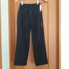 ウィンドブレーカー 140cm 黒 スノーガード付き 撥水加工