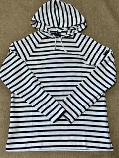 SAINT JAMES パーカー白ネイビーT5国旗表記品のサムネイル