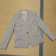 PLST ノーカラージャケット ベージュ