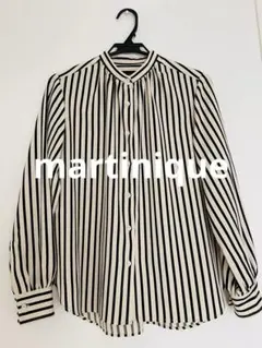 martinique ブラウス　ストライプ
