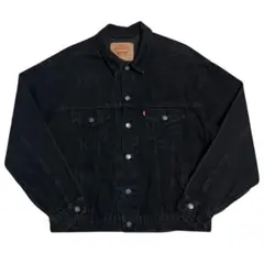 極上　90s USA製　リーバイス　70507 ブラック　黒　デニムジャケット