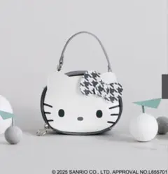 HELLO KITTY ×BRILMY ズボラに優しい ミニ コスメポーチ 灰色