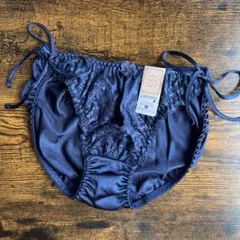 レディース　ショーツ　紐パン　かわいい　女性　下着　ネイビー　Sayaka M