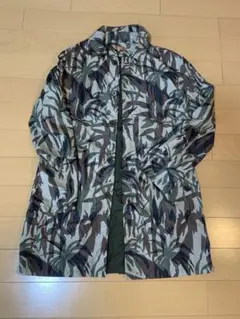 【美品】ASPESI迷彩柄パッカブルナイロンステンカラーコート