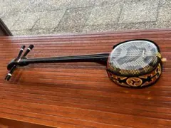 매우 인기 있는 약 73.5cm의 스몰 산센 천 케이스 (실 포함)