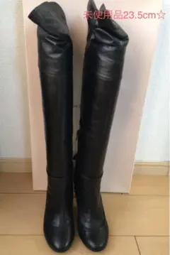 未使用品!ジルスチュアートJILLSTUART☆ロンブーツ 黒